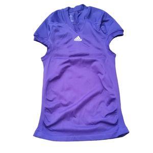 Adidas Football Techfit Primeknit Compression Jersey Purple 2XL New